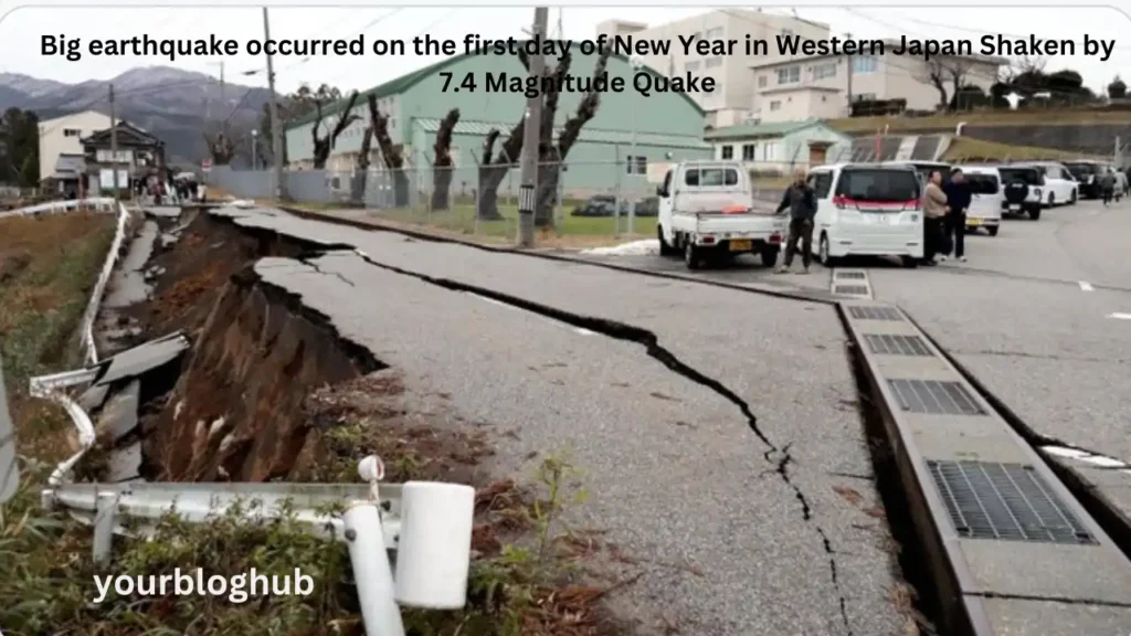 Big earthquake occurred on the first day of New Year in Western Japan